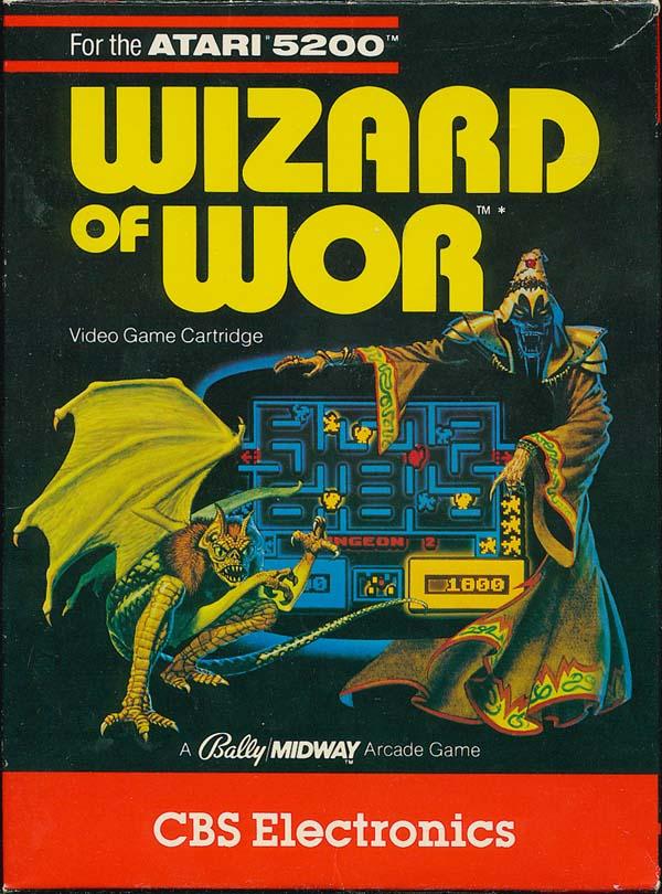 Wizard of Wor (1982) (CBS) Box Scan - Front
